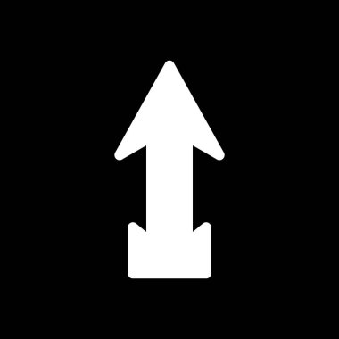  Web tasarımı için yukarı yönlü ok simgesi