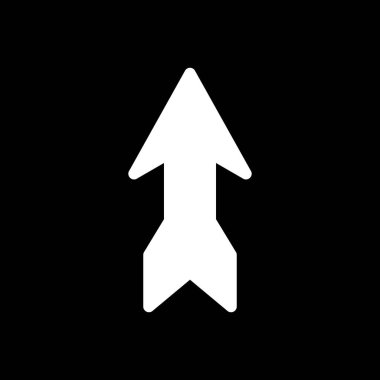  Web tasarımı için yukarı yönlü ok simgesi