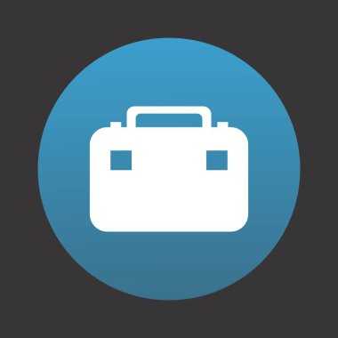  evrak çantası simgesi, yaratıcı tasarım şablonu, vektör 