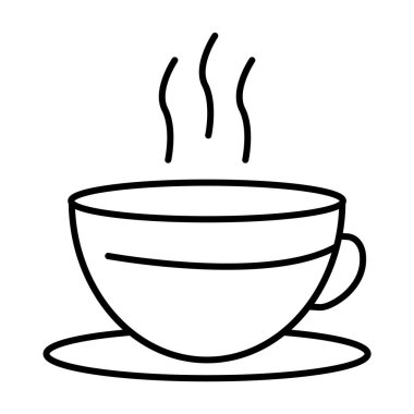 Kahve fincanının vektör çizimi, iç 