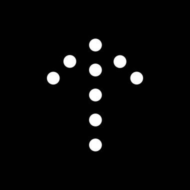  Web tasarımı için yukarı yönlü ok simgesi