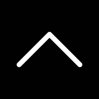  Web tasarımı için yukarı yönlü ok simgesi