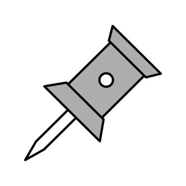 Vektör pin simgesi yaratıcı vektör tasarım şablonu