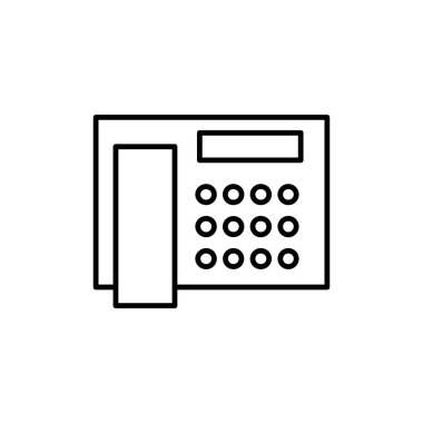 Telefon Telefon simgesi, vektör illüstrasyonu 