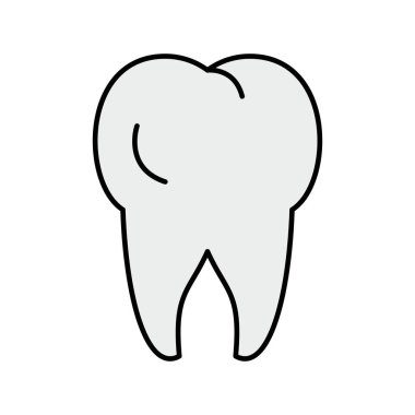  Projeniz için arka planda vektör diş simgesi