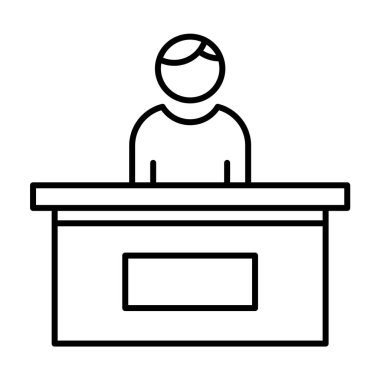 Web ve grafik tasarımı için modern vektör çizgisi simgesi tasarımınız ve diğer projeleriniz için özeldir