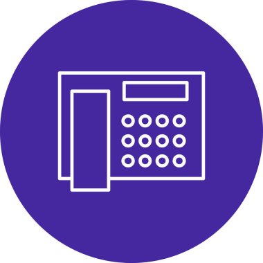  Vektör telefon simgesi, illüstrasyon