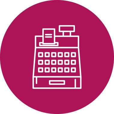 Projeniz için vektör hesap makinesi simgesi