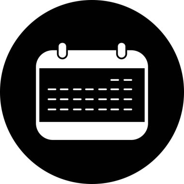  Vektör Takvim Simgesi, illüstrasyon