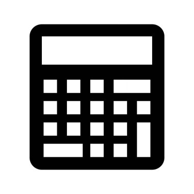 Projeniz için vektör hesap makinesi simgesi