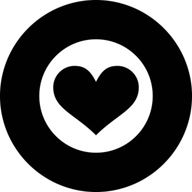 Projeniz için vektör kalp simgesi