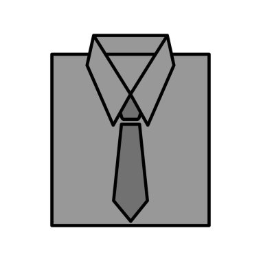  Vektör gömleği illüstrasyonu