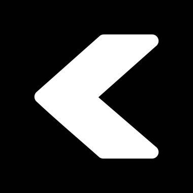 Projeniz için sol yön ok simgesi