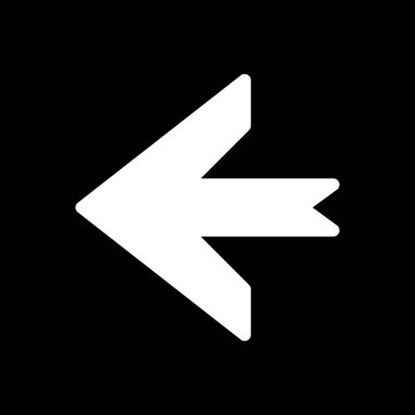 Projeniz için sol yön ok simgesi