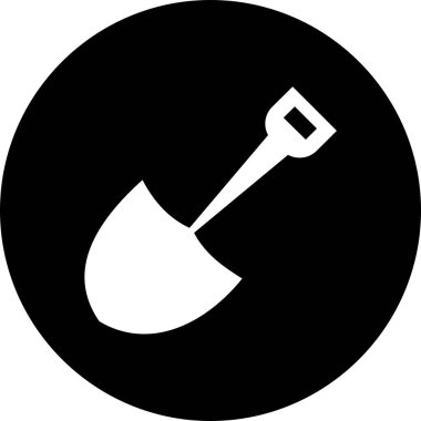 Projeniz için vektör kürek simgesi