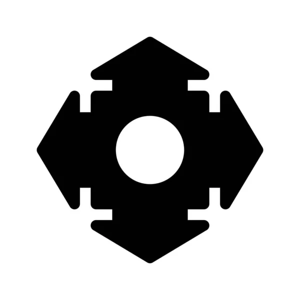 Иконка Стрелки Комплексного Наведения Вашего Проекта — стоковый вектор