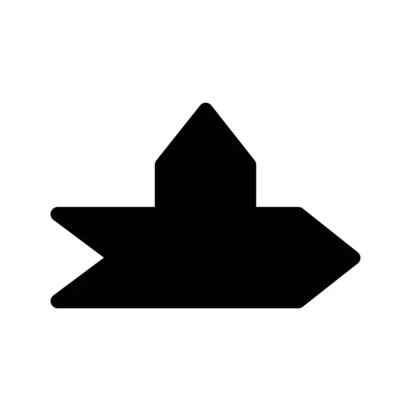 Icône Flèche Double Direction — Image vectorielle