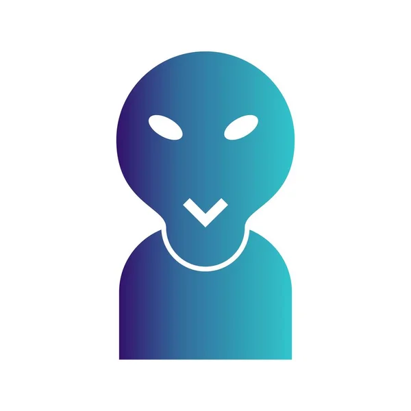 Vector Icono Alienígena Para Proyecto — Vector de stock