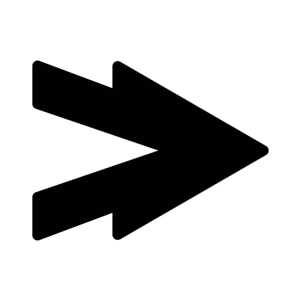 Vektor Richtung Symbol Abbildung — Stockvektor