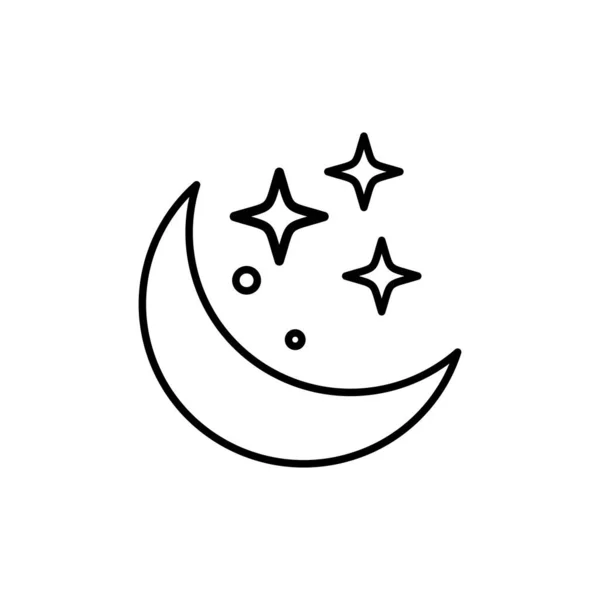 Icône Lune Pour Votre Projet — Image vectorielle