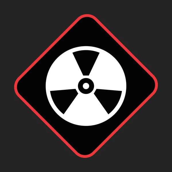 Radiation Icon Your Project — Stock Vector