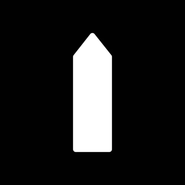 Значок Стрелкой Вверх Веб Дизайна — стоковый вектор