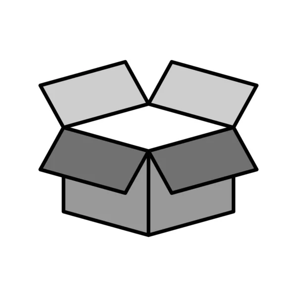 Vektor Box Ikon För Ditt Projekt — Stock vektor