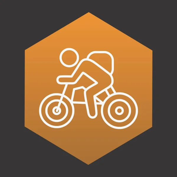 Fahrradsymbol Für Ihr Projekt — Stockvektor