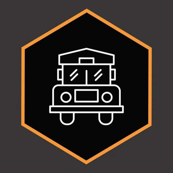 Bus Symbol Für Ihr Projekt — Stockvektor