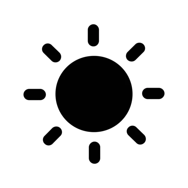 Vektor Sonne Symbol Illustration — Stockvektor