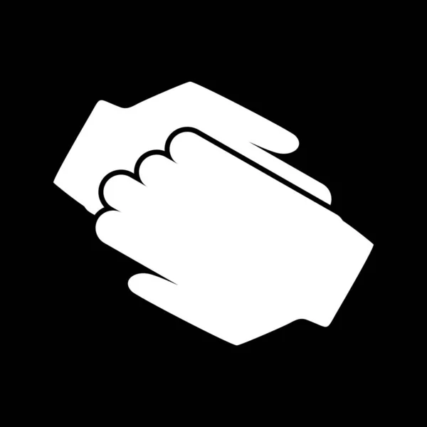 Vector Handshake Icon Illustration — Stock Vector