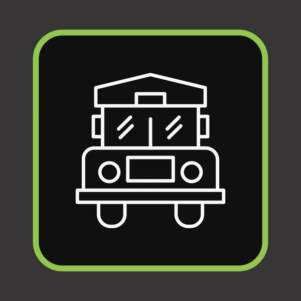 Bus Symbol Für Ihr Projekt — Stockvektor