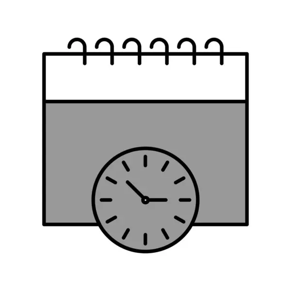 Vektor Kalendersymbol Illustration — Stockvektor