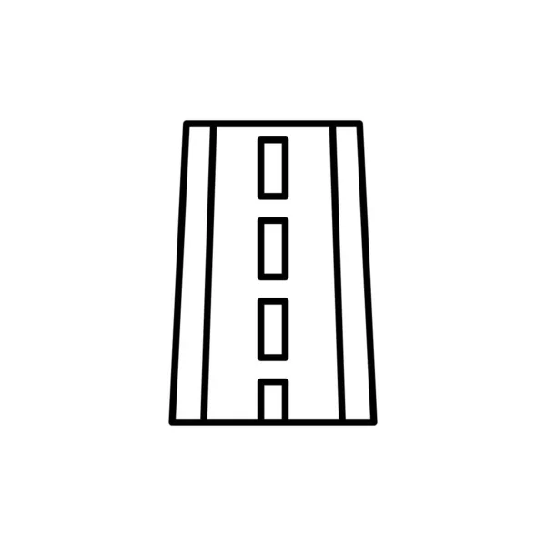 Road Icon Vector Illustration — Stock Vector
