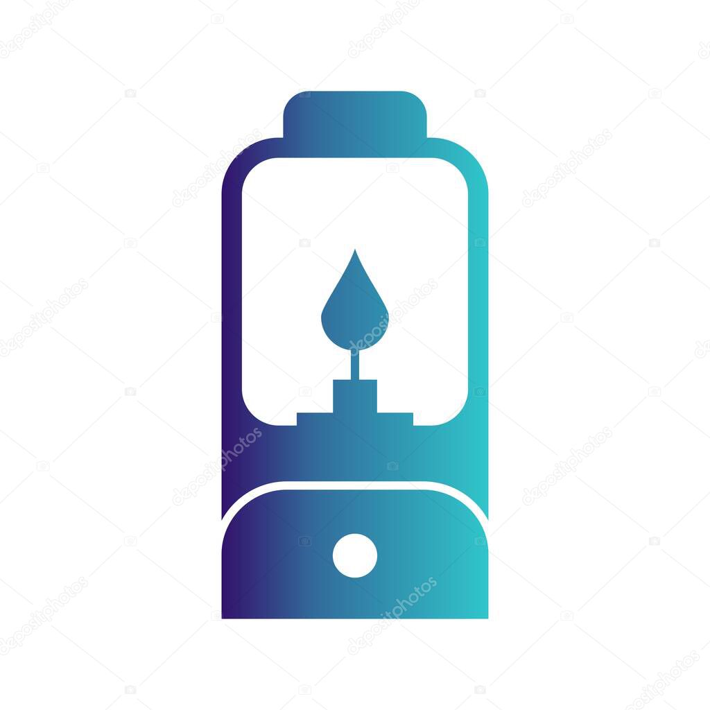 Vector lamp icon for your project
