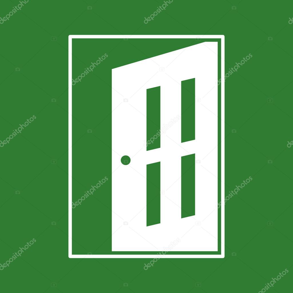 Vector door icon for your project