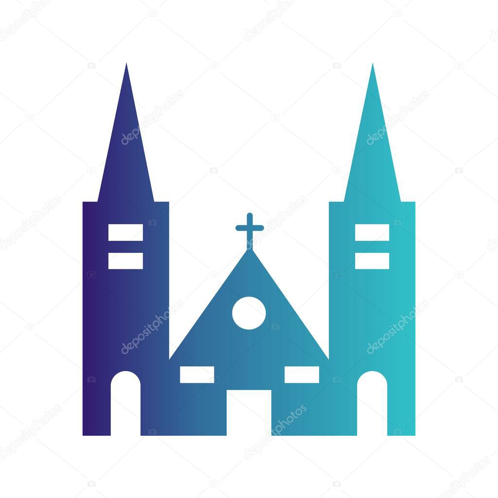  Vector church icon for your project
