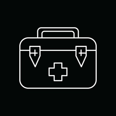 çanta simgesi, web grafiği, vektör illüstrasyonu 