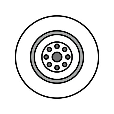  Projeniz için vektör tekeri simgesi
