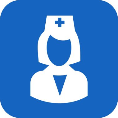 Projeniz için vektör kadın doktor simgesi