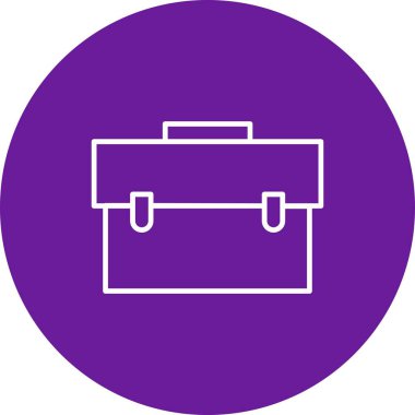 Çantanın vektör çizimi, ofis çantası