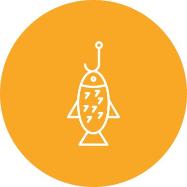 Projeniz için vektör balıkçılık simgesi