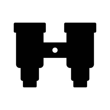 dürbün simgesi, vektör illüstrasyonu