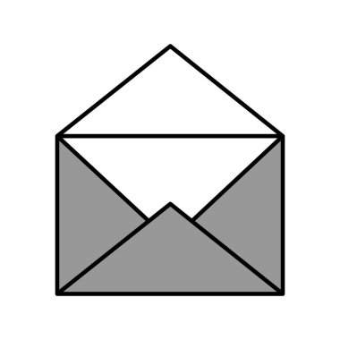 Vektör ileti simgesi, illüstrasyon