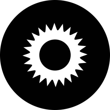  Vektör güneş simgesi illüstrasyonu