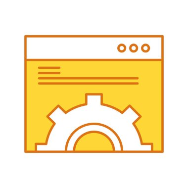 Projeniz için vektör web sitesi simgesi