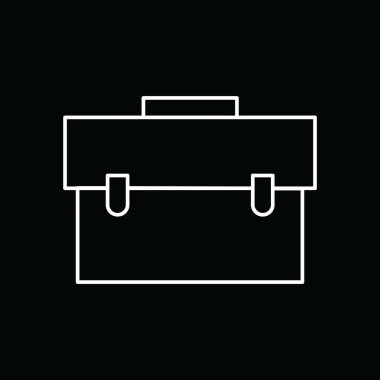 Çantanın vektör çizimi, ofis çantası