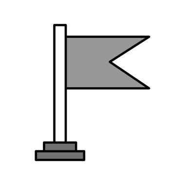 bayrak simgesi, web grafiği, vektör illüstrasyonu 