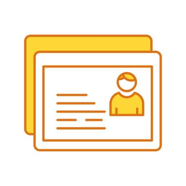 vektör Kart Simgesi illüstrasyonu