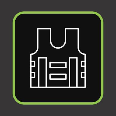  Projeniz için işçi güvenlik ceketi simgesi